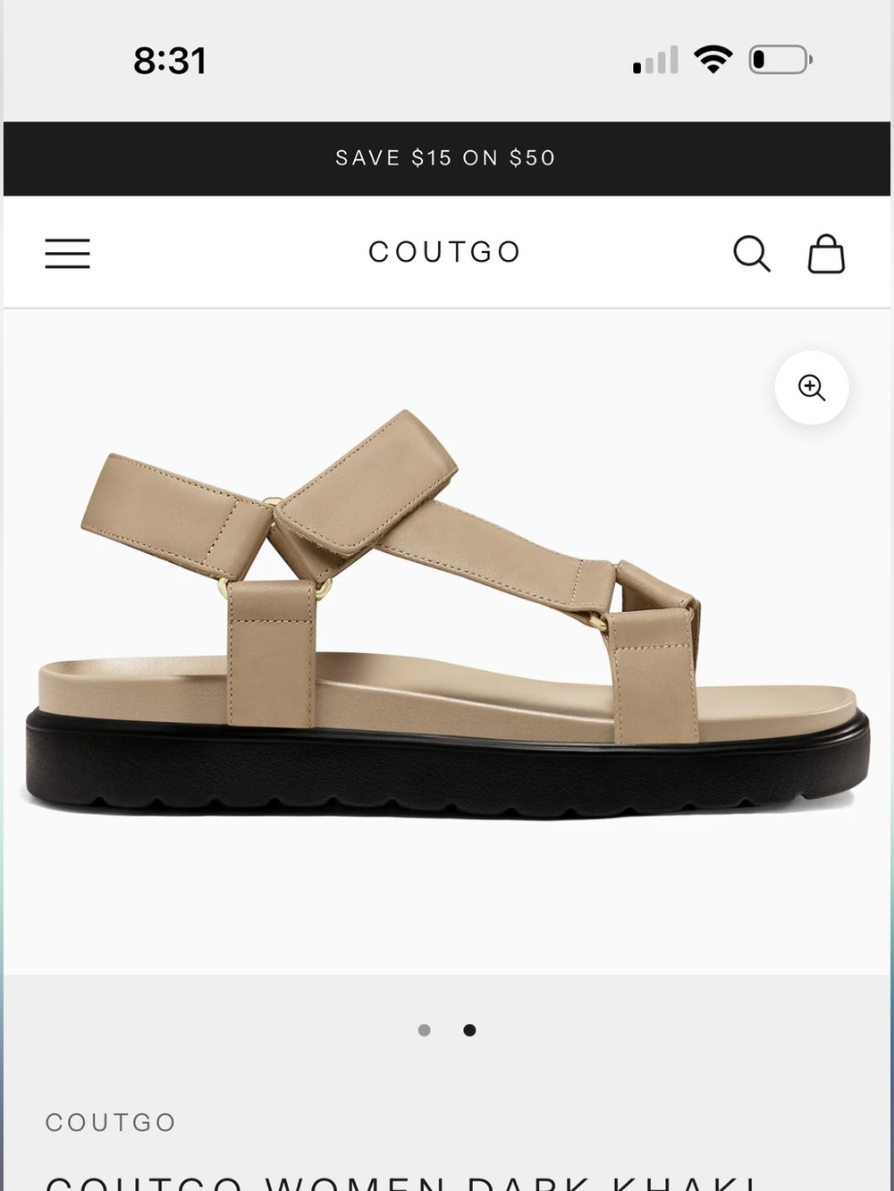 Women's Beige Comfort-Strap Sandals with Cushioned Footbed